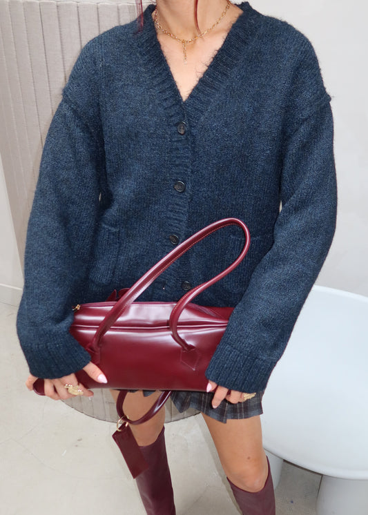 Weekday dark Blue wool - Cardigan