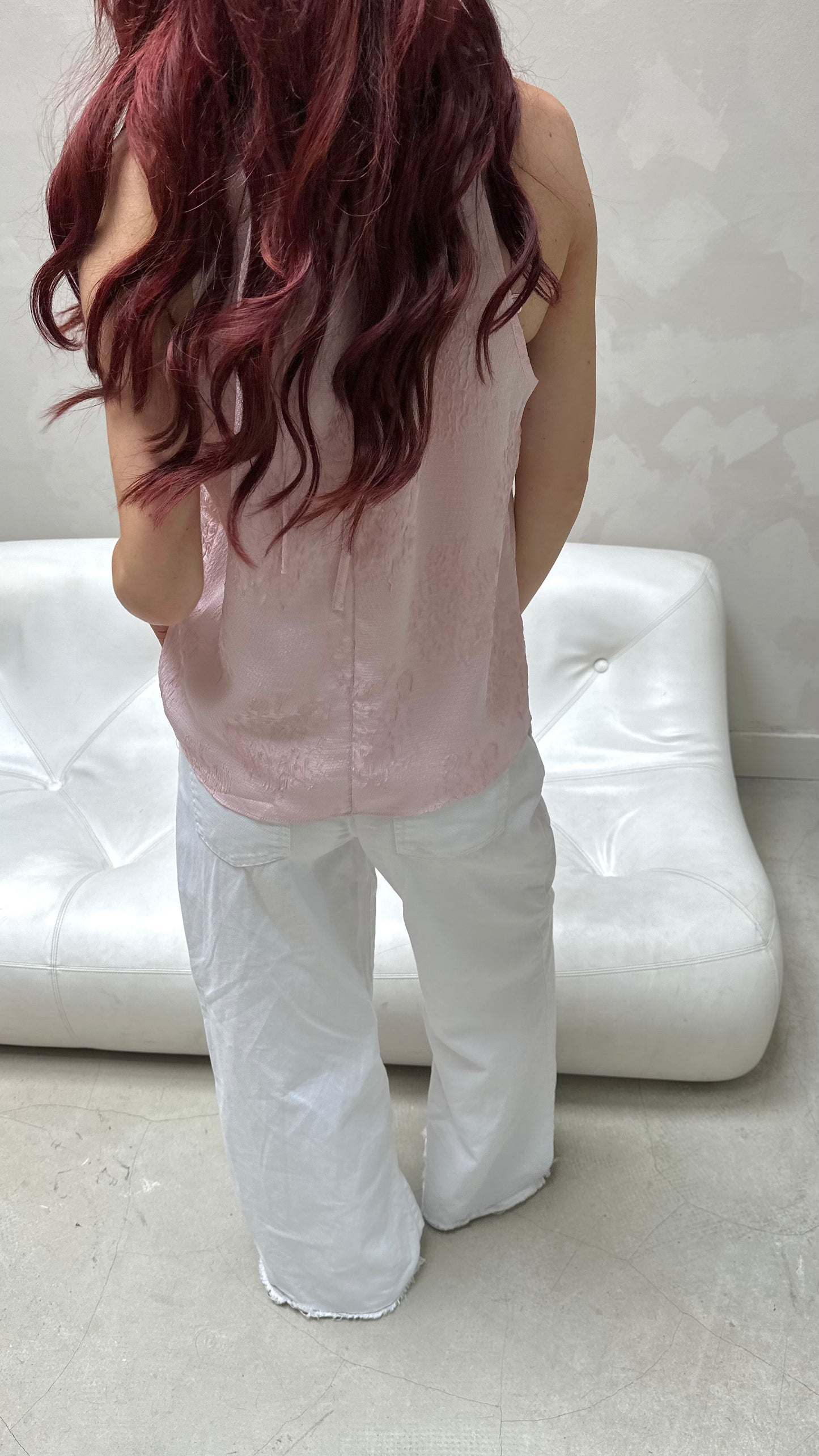 Hofmann blushed pink embroidered - Top