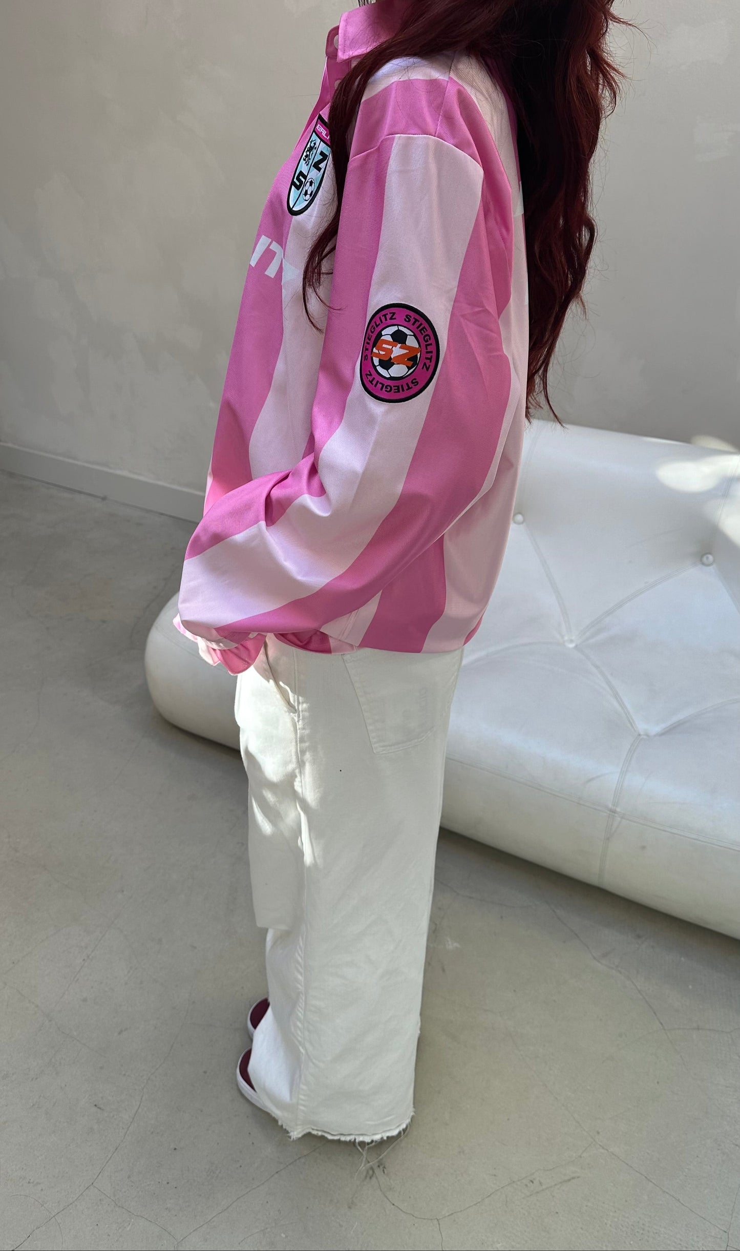 Stieglitz X Balr Pink striped - Longsleeve