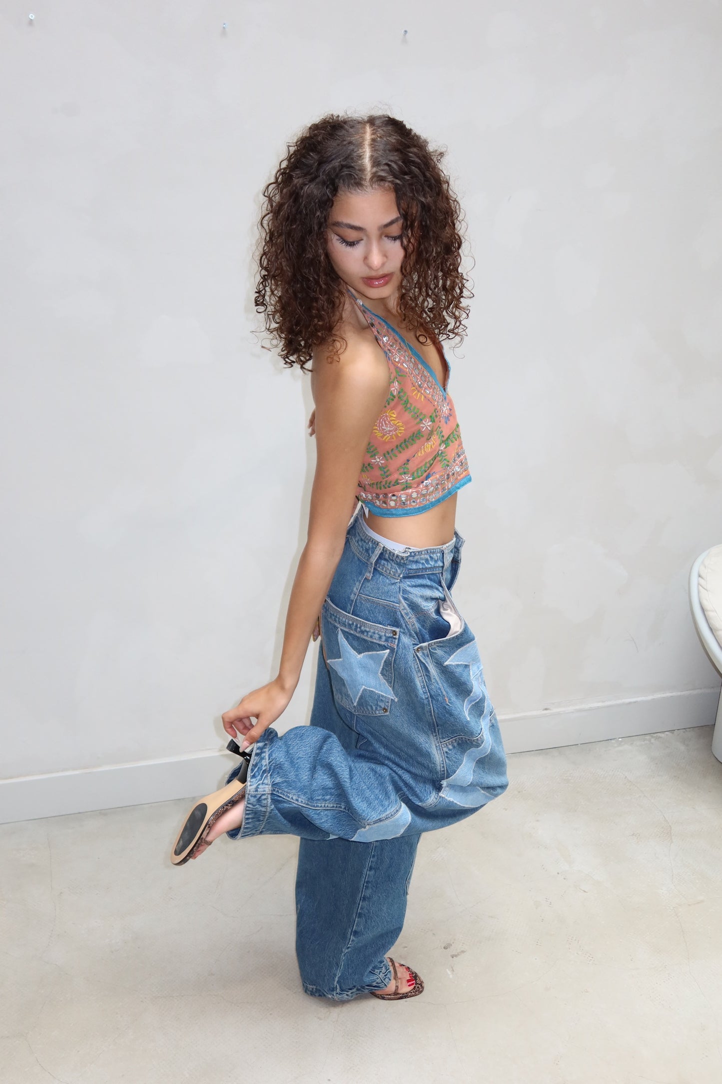 Star jeans - upcycled by ume