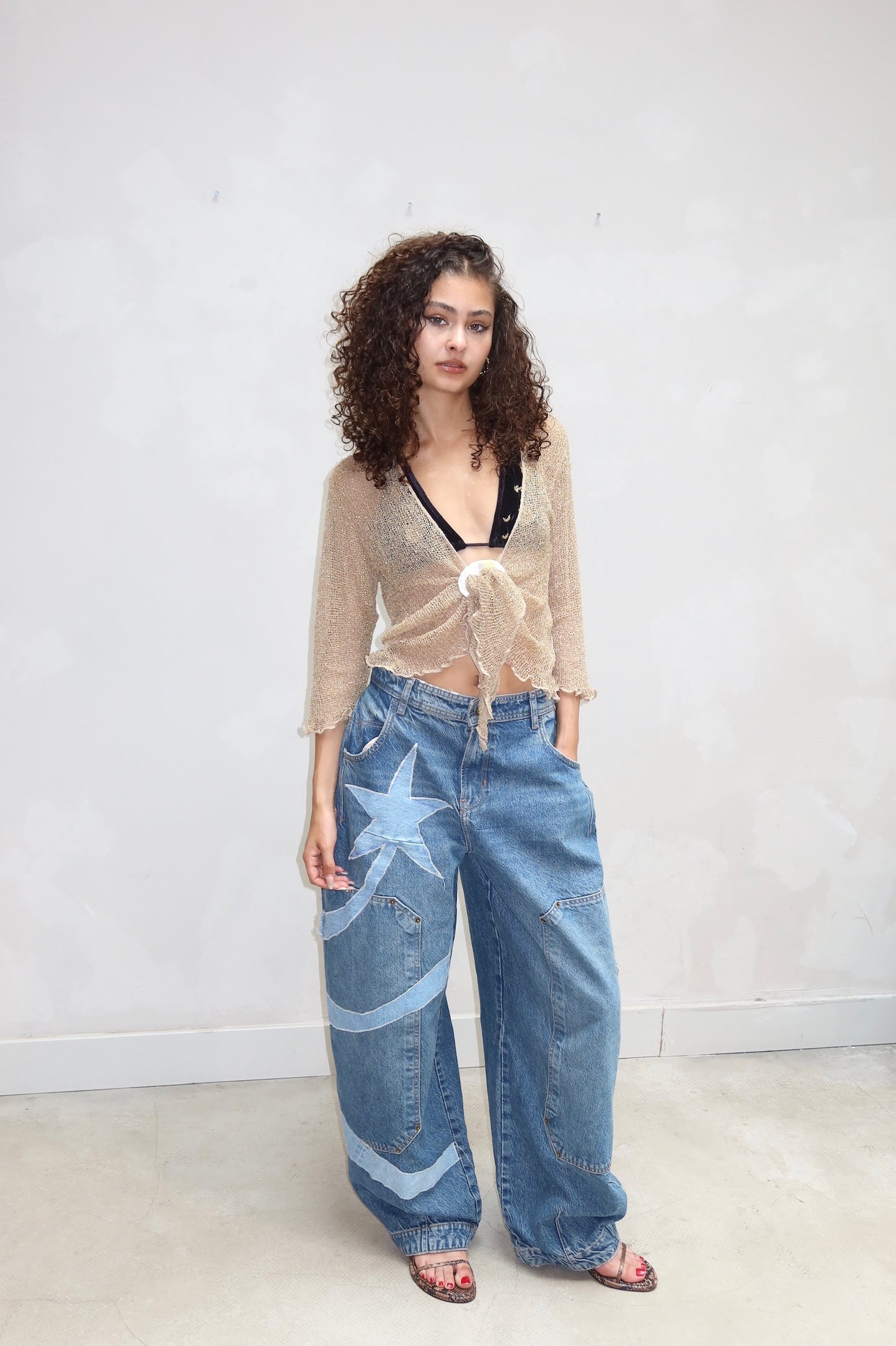 Star jeans - upcycled by ume