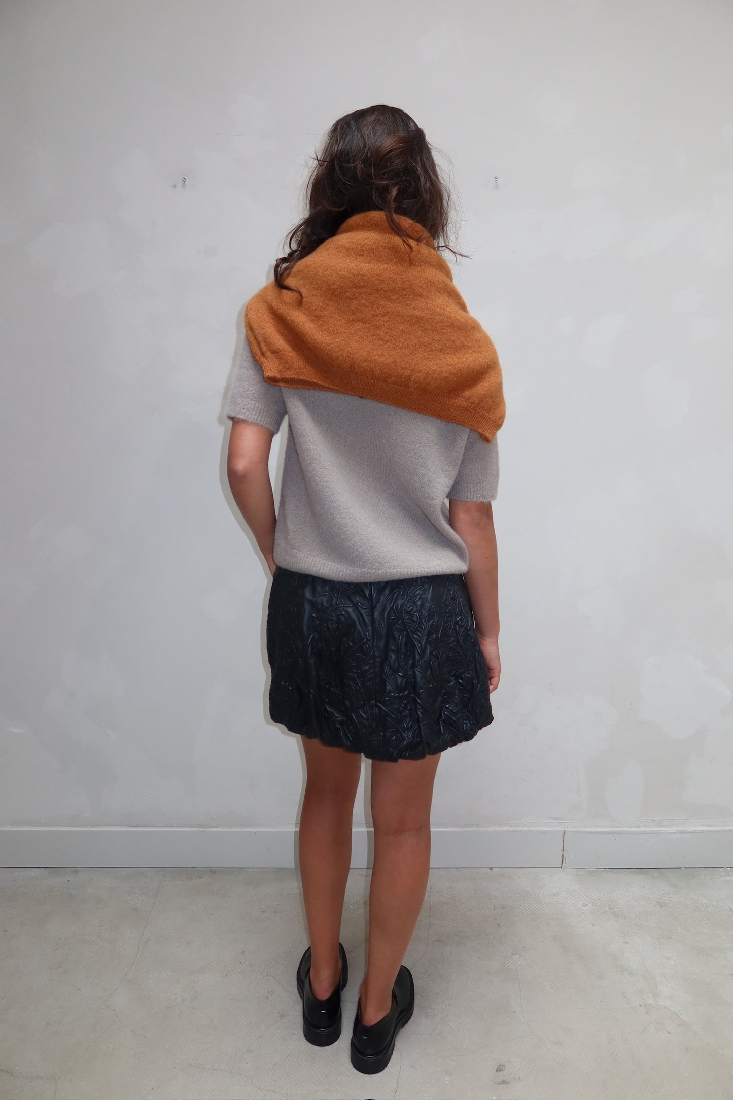 Munthe leather flower - skirt