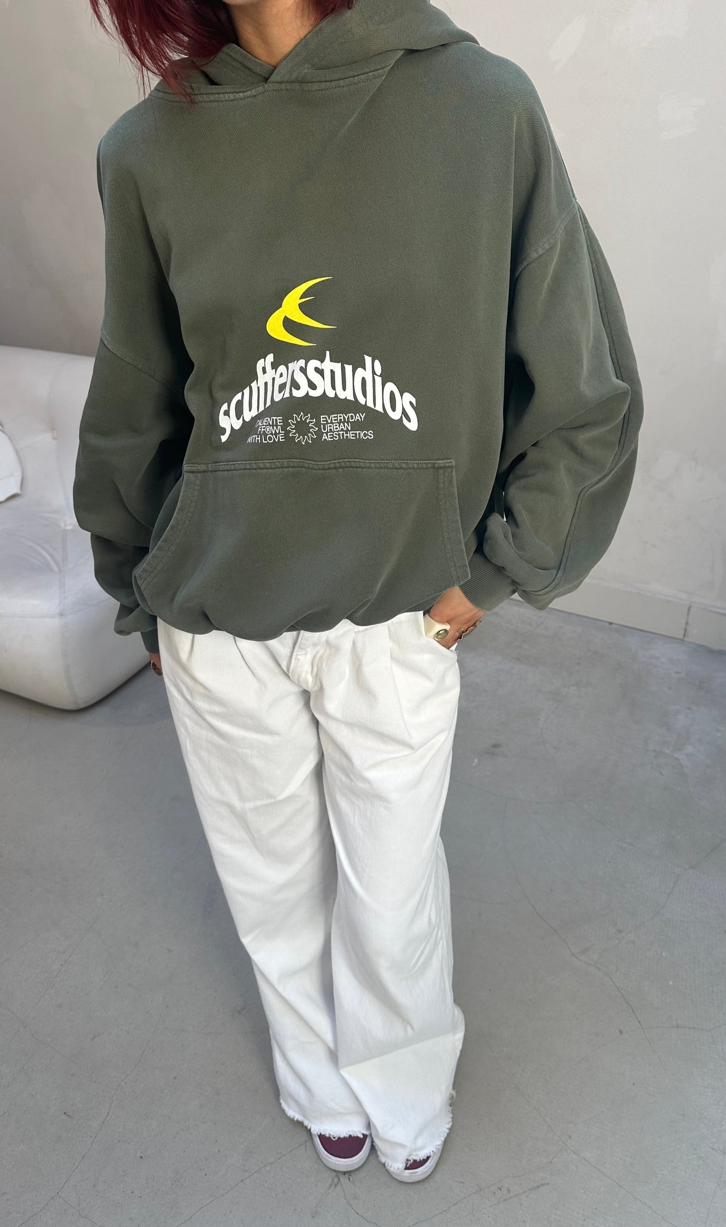 Scuffers Dark green - Hoodie