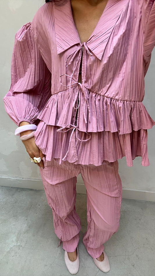 Stine Goya pink bow - Blouse