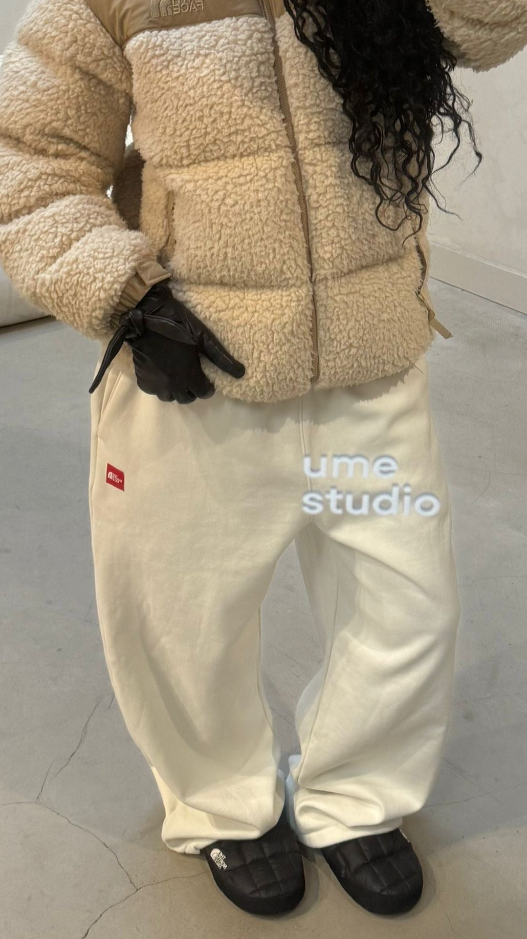 The North Face Puffer Jacket Beige