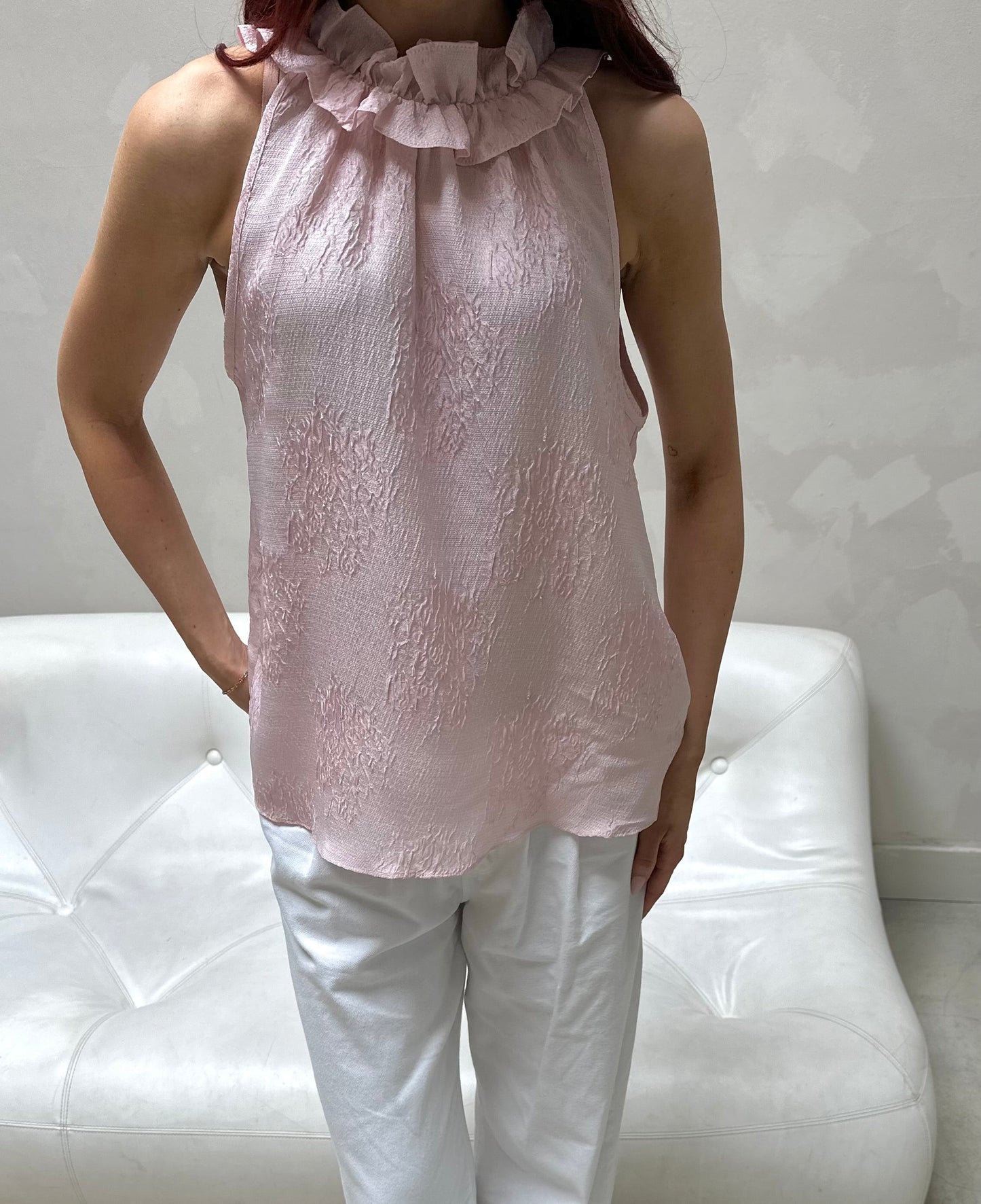 Hofmann blushed pink embroidered - Top