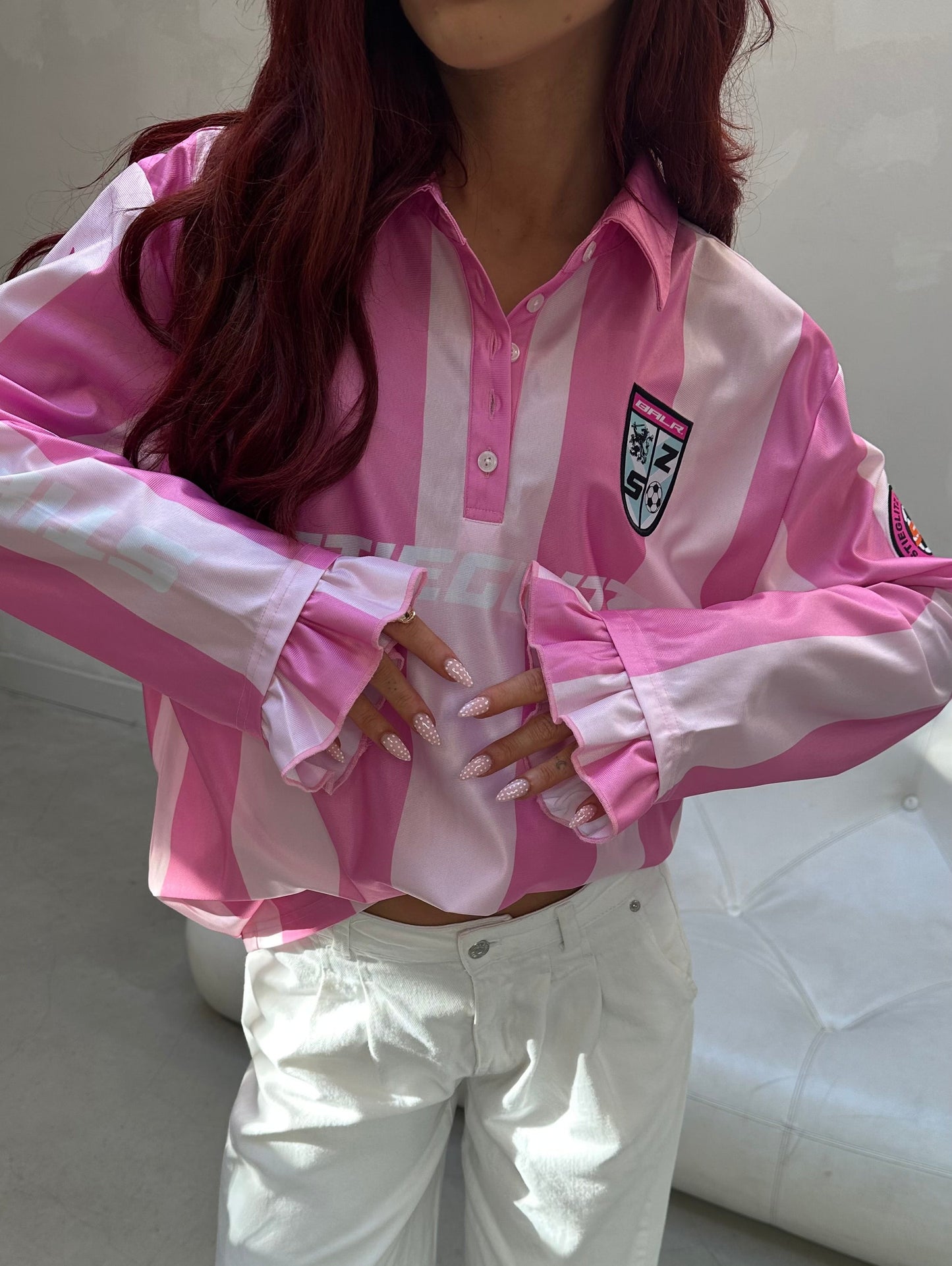 Stieglitz X Balr Pink striped - Longsleeve
