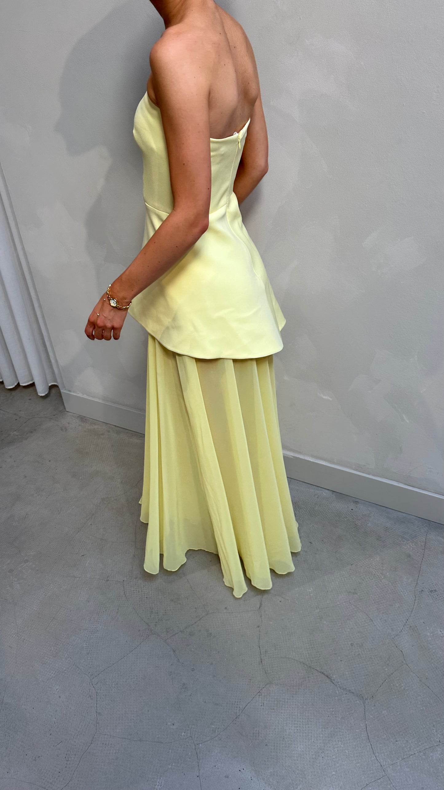 Matters Store Light yellow - Maxi dress