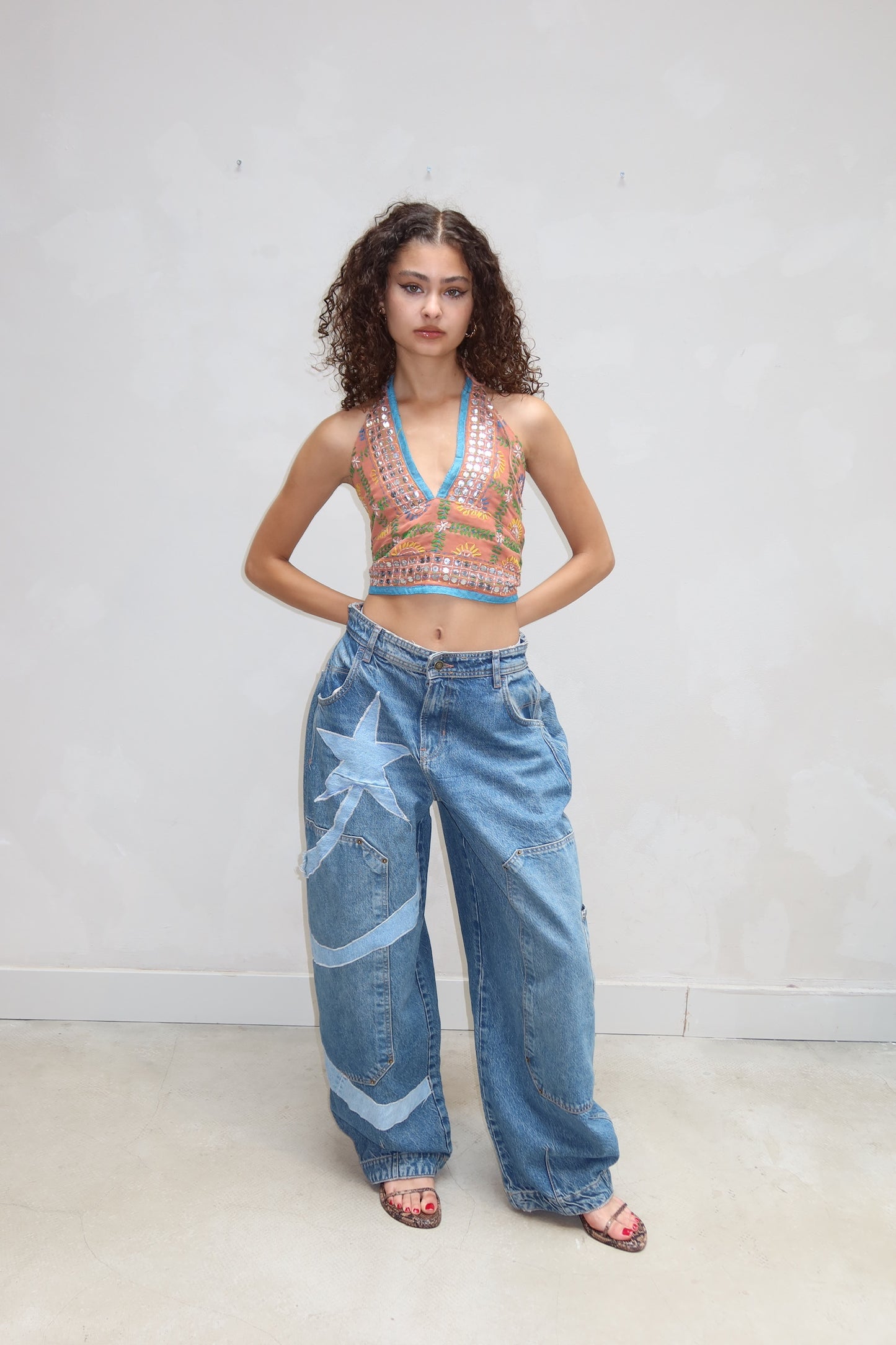 Star jeans - upcycled by ume