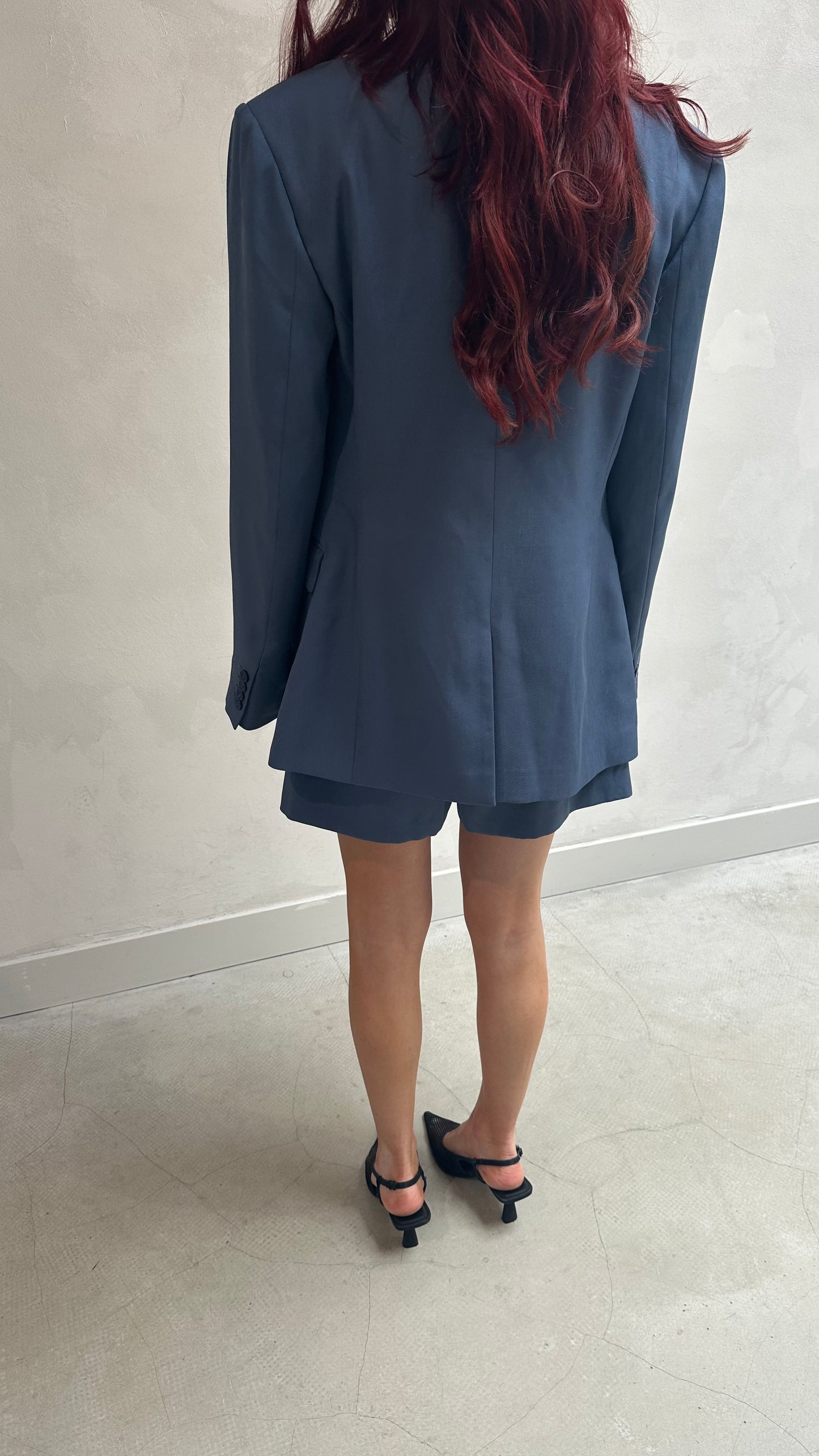 Na-kd Midnight blue suit - Blazer & short