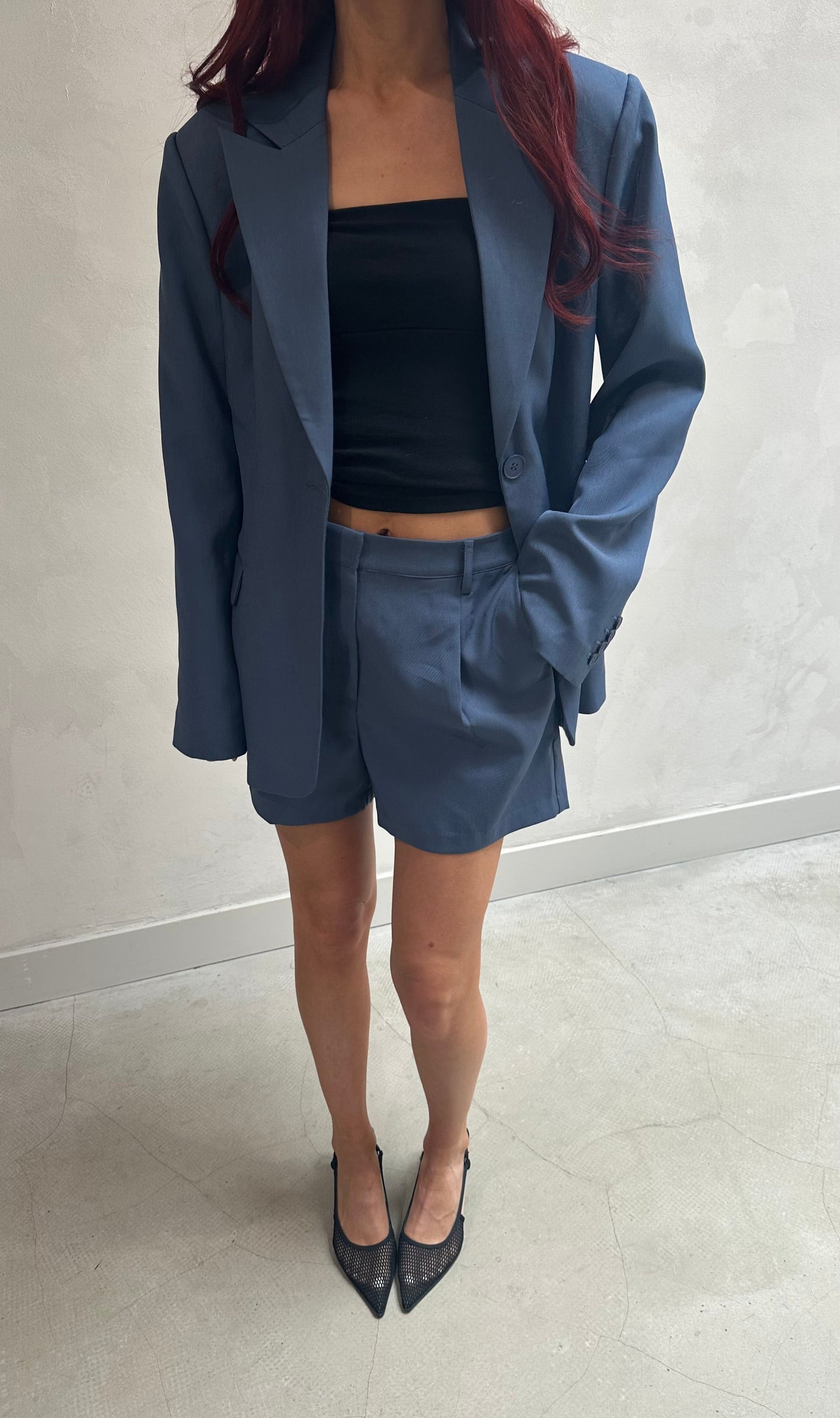 Na-kd Midnight blue suit - Blazer & short