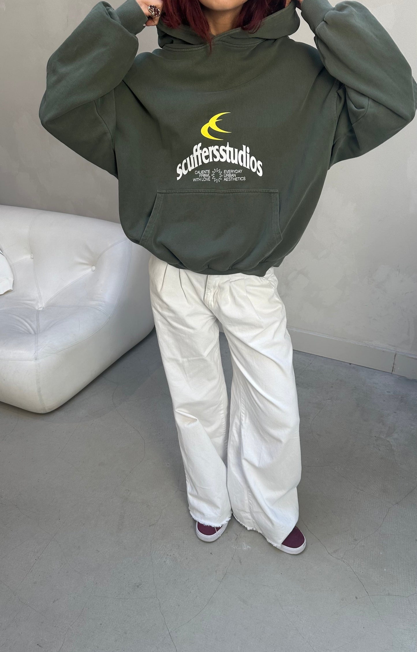 Scuffers Dark green - Hoodie