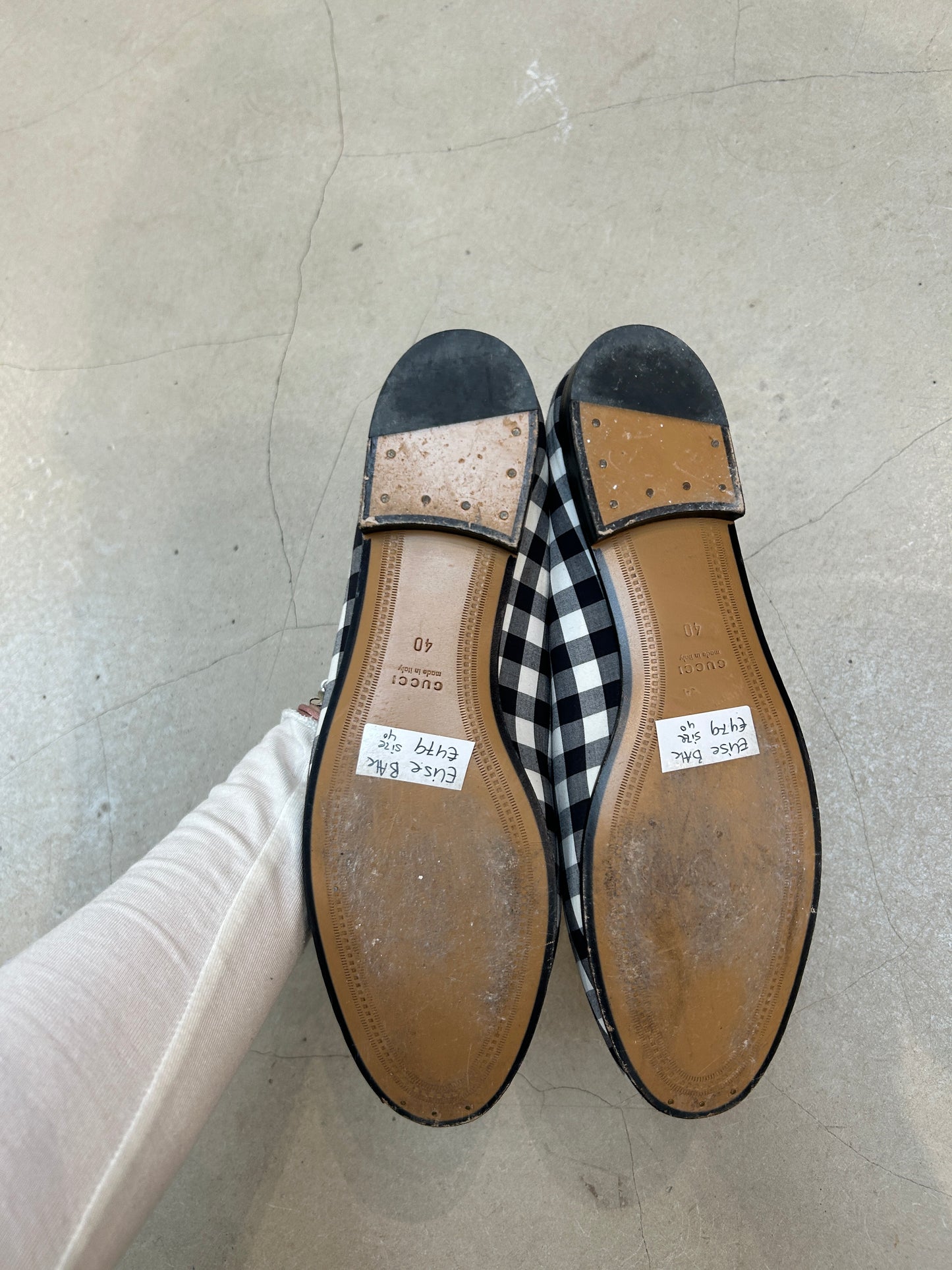 Gucci Mocassins Checkerd