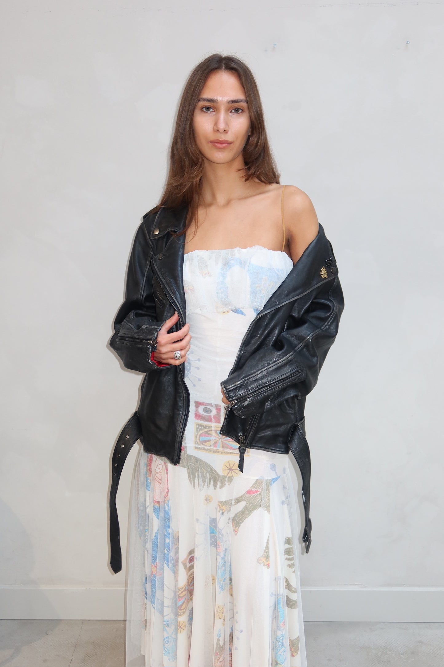 Superdry Leather Jacket Black