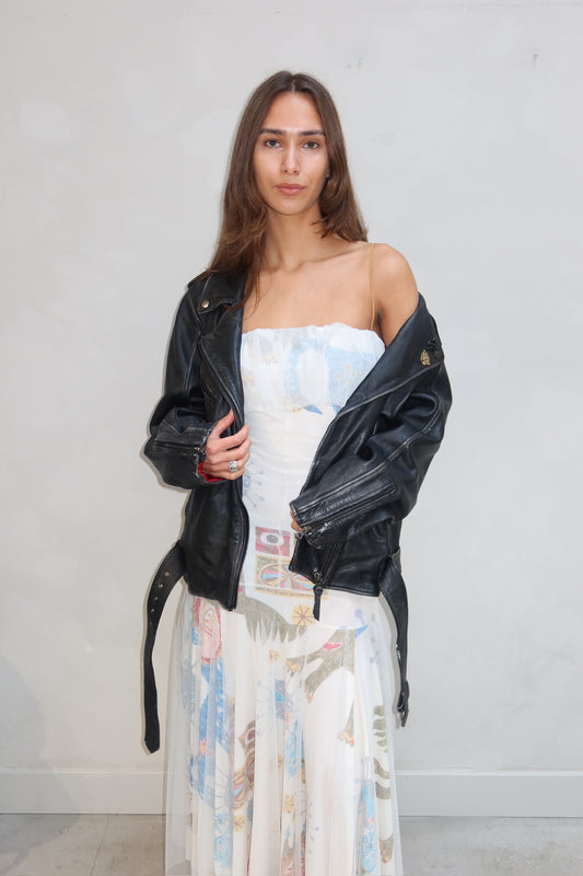 Superdry Leather Jacket Black