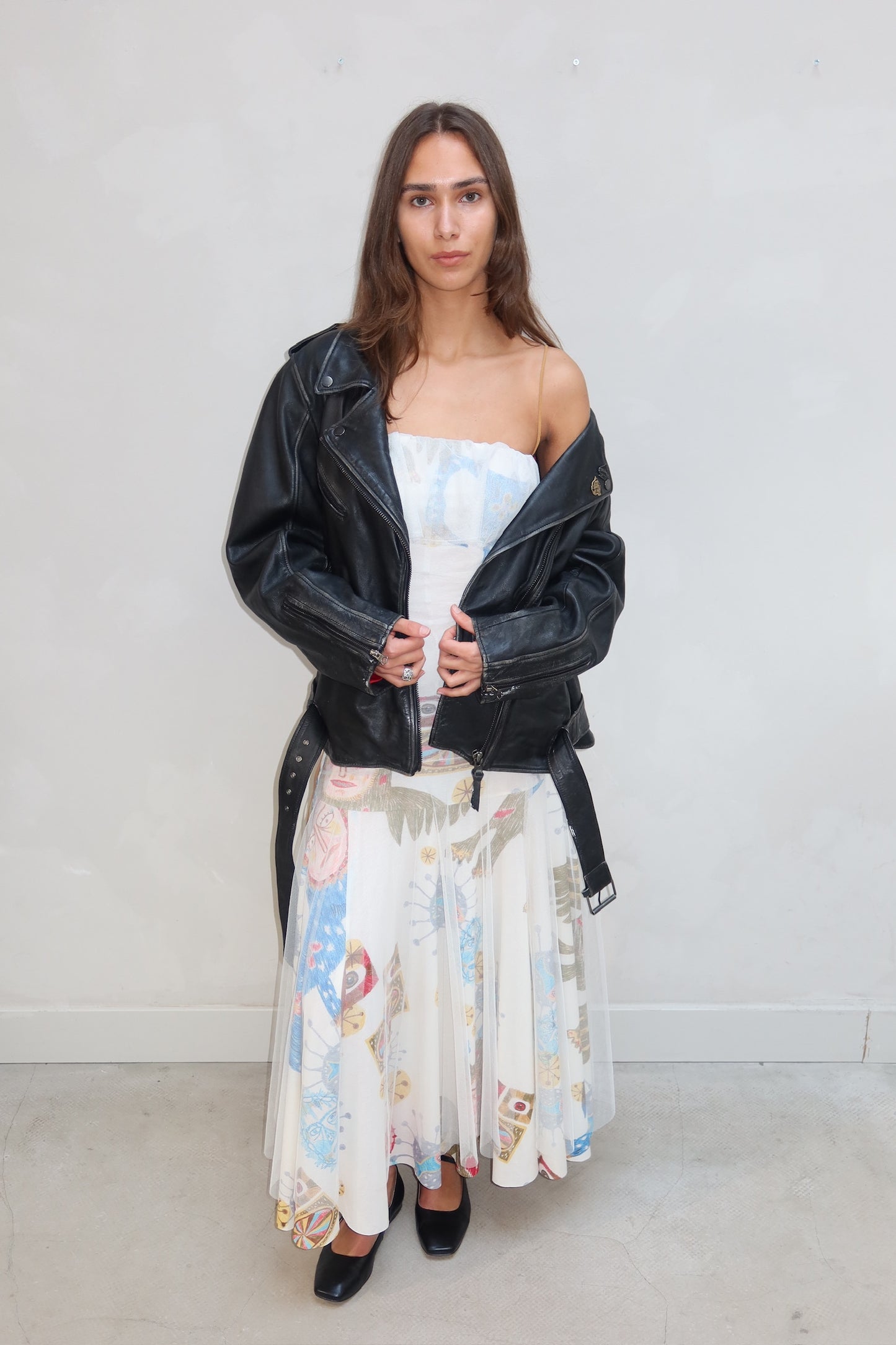 Superdry Leather Jacket Black