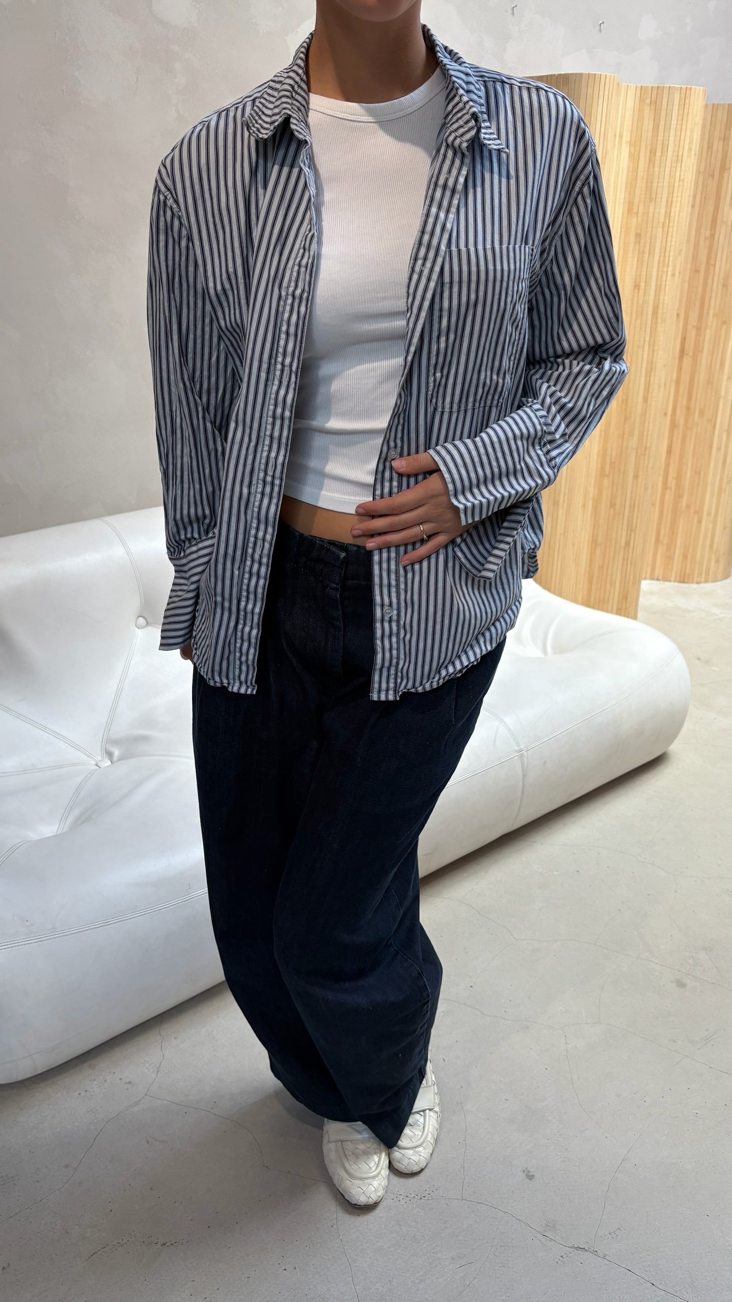 Modstrom blue striped - blouse