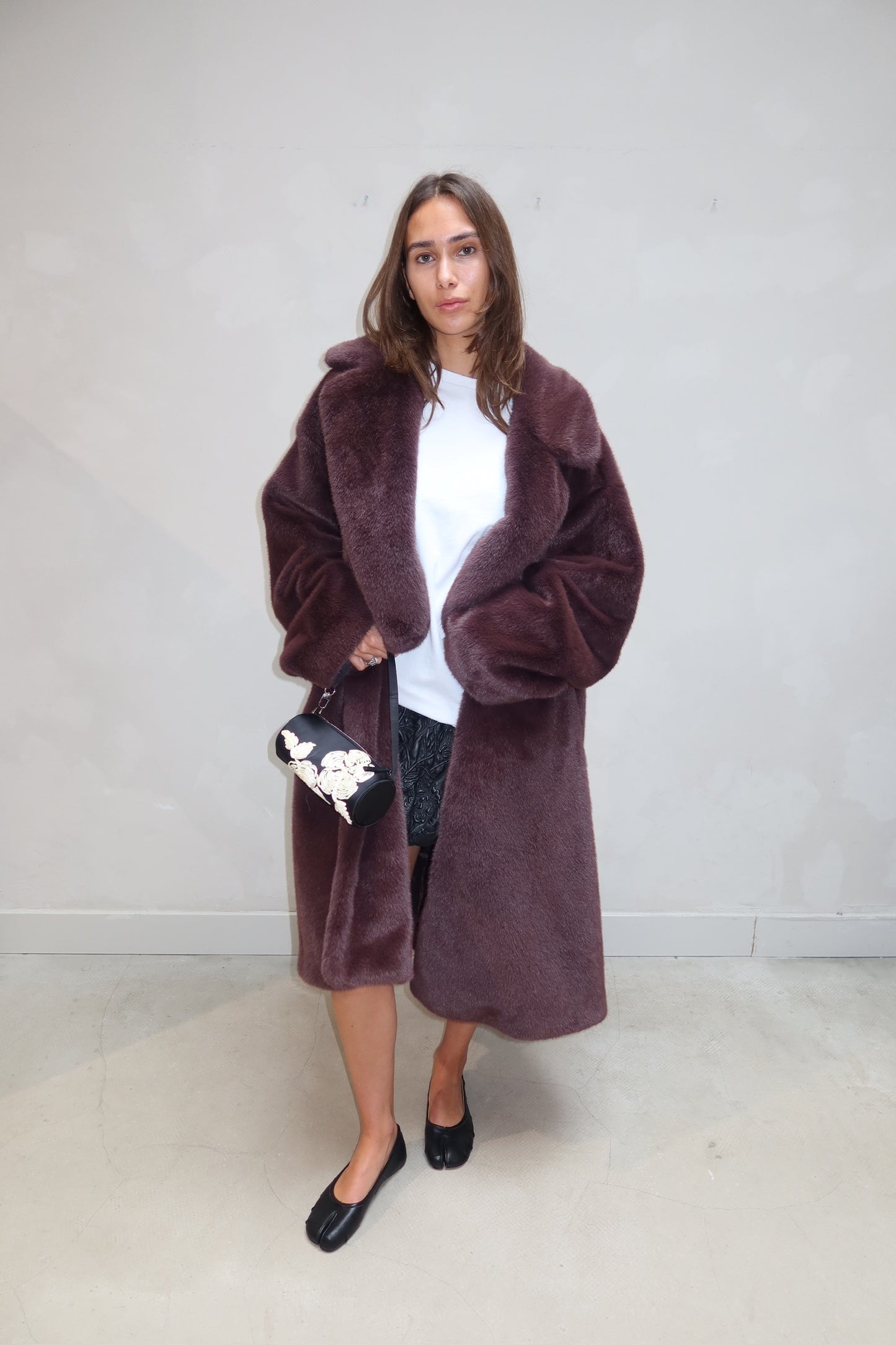 Essentiel Antwerp Coat Burgundy