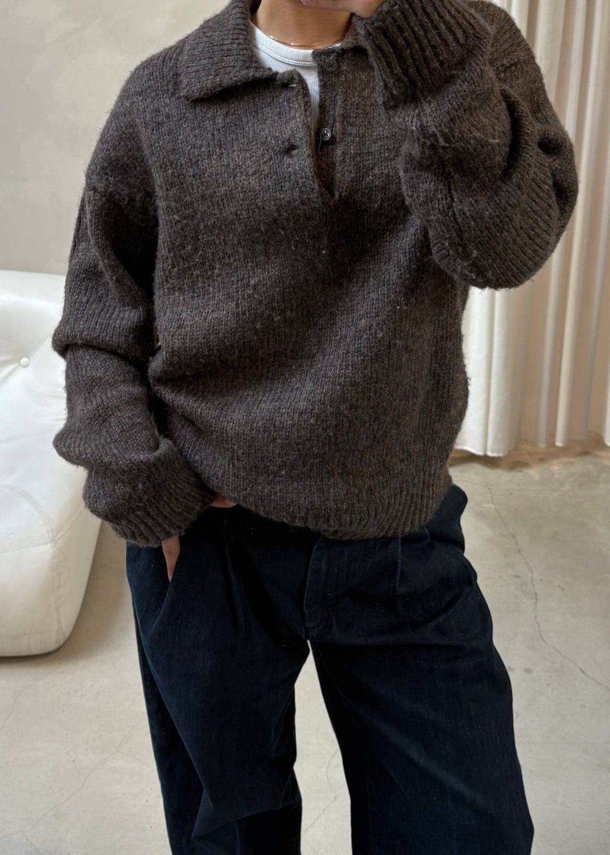 Weekday brown - cardigan