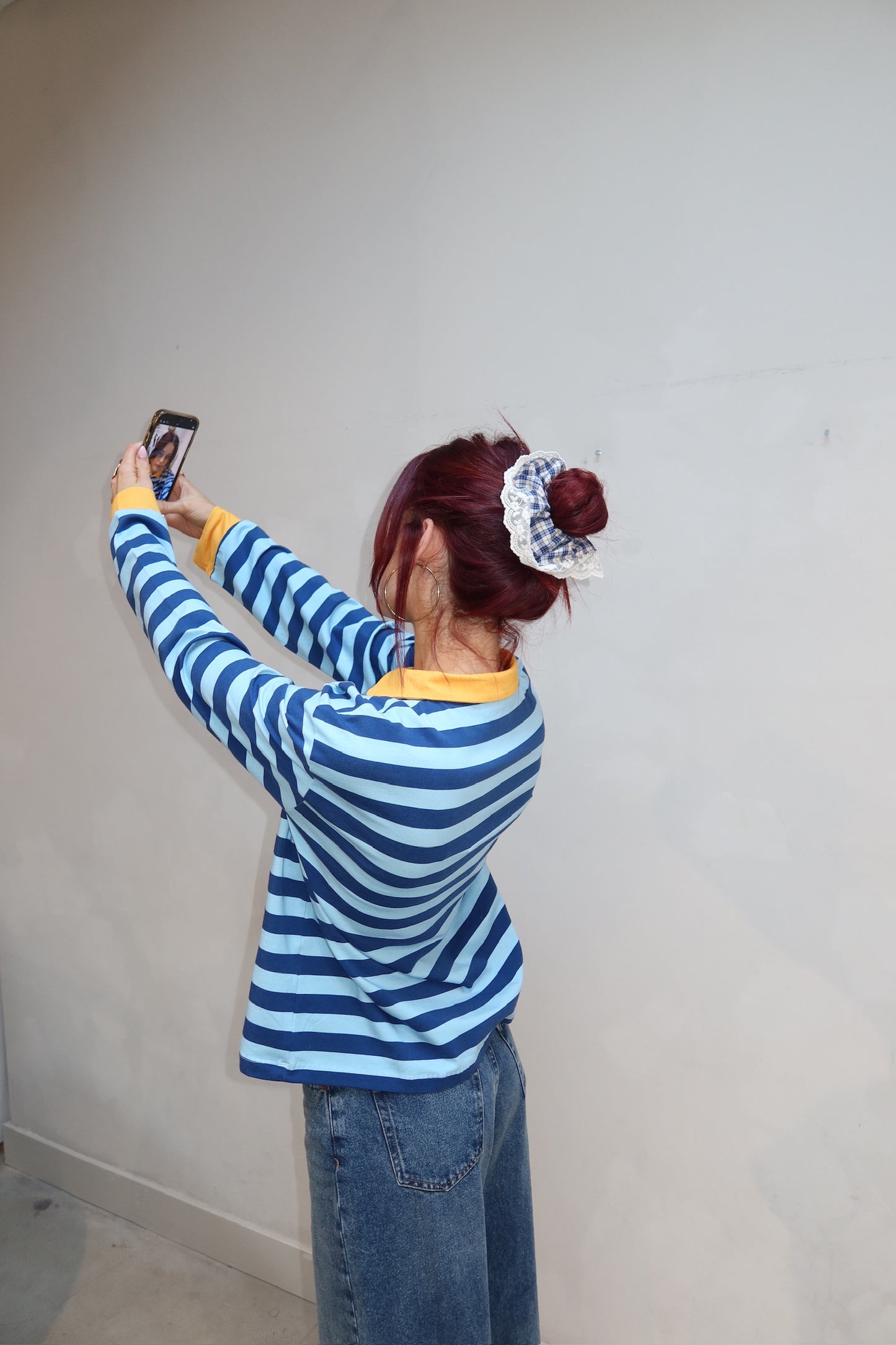 Susmie's Striped Longsleeve Blue - UME STUDIO