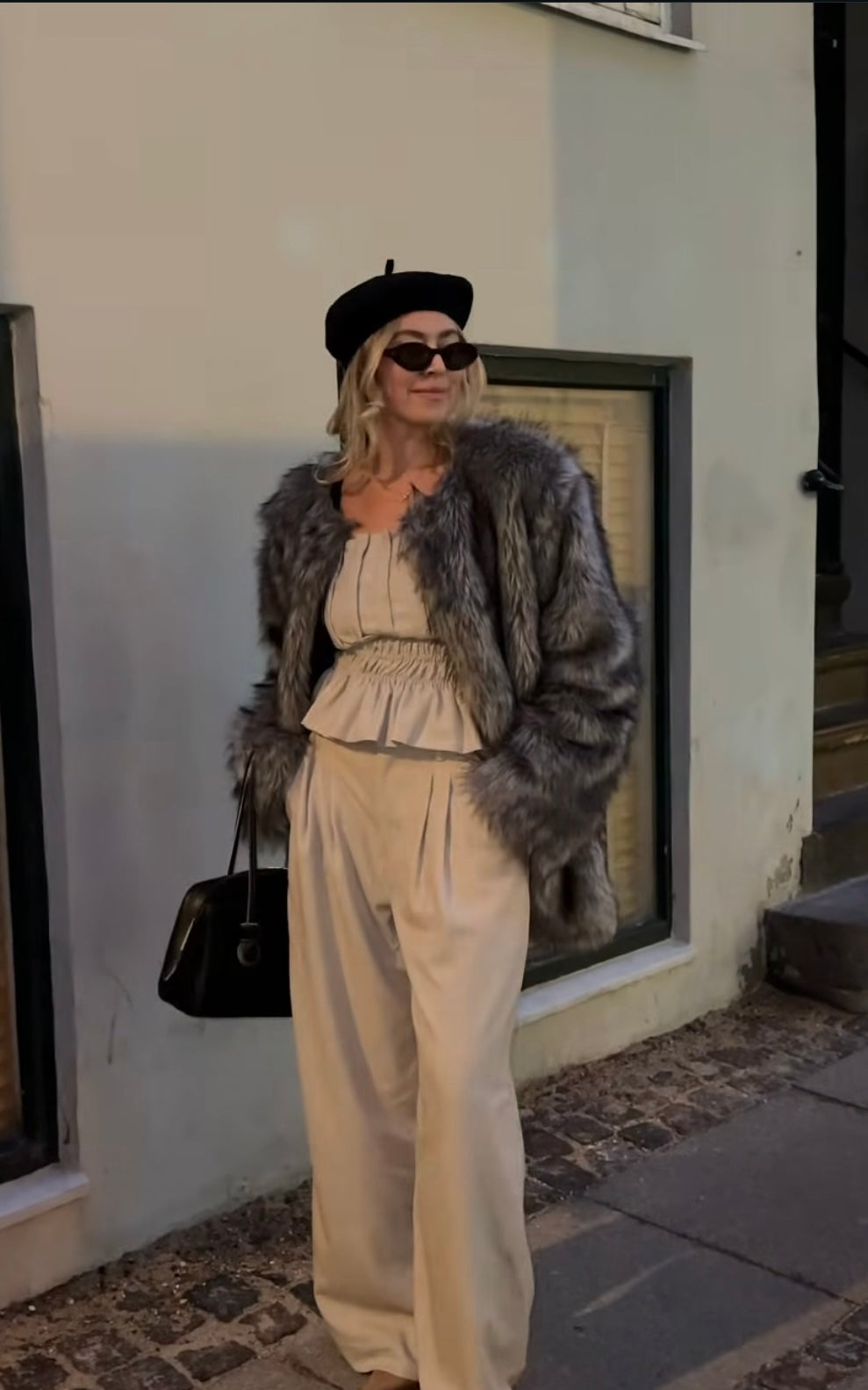 Gestuz furry Grey - Jacket