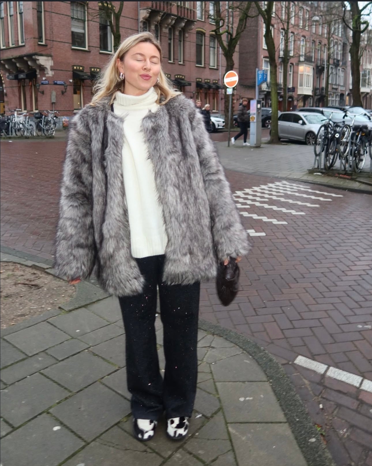 Gestuz furry Grey - Jacket
