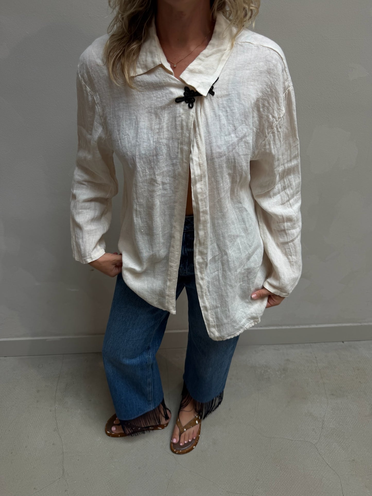 The Niku Upcycled Shirt Cream– Elise Bak x UME Studio