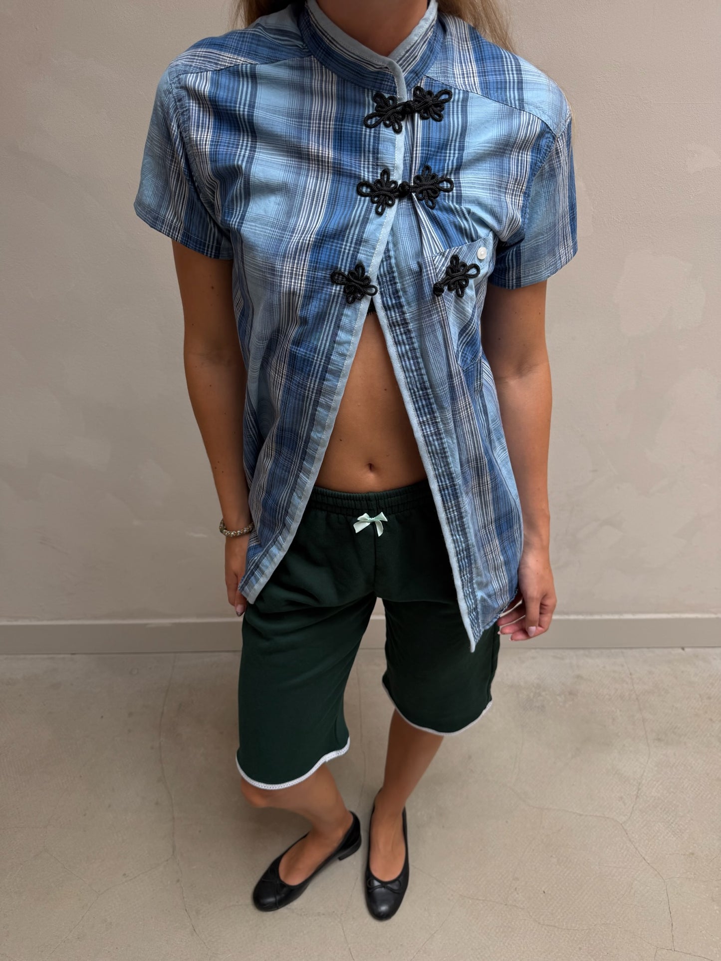 The Billie Upcycled Jersey Jorts Black – Elise Bak x UME Studio