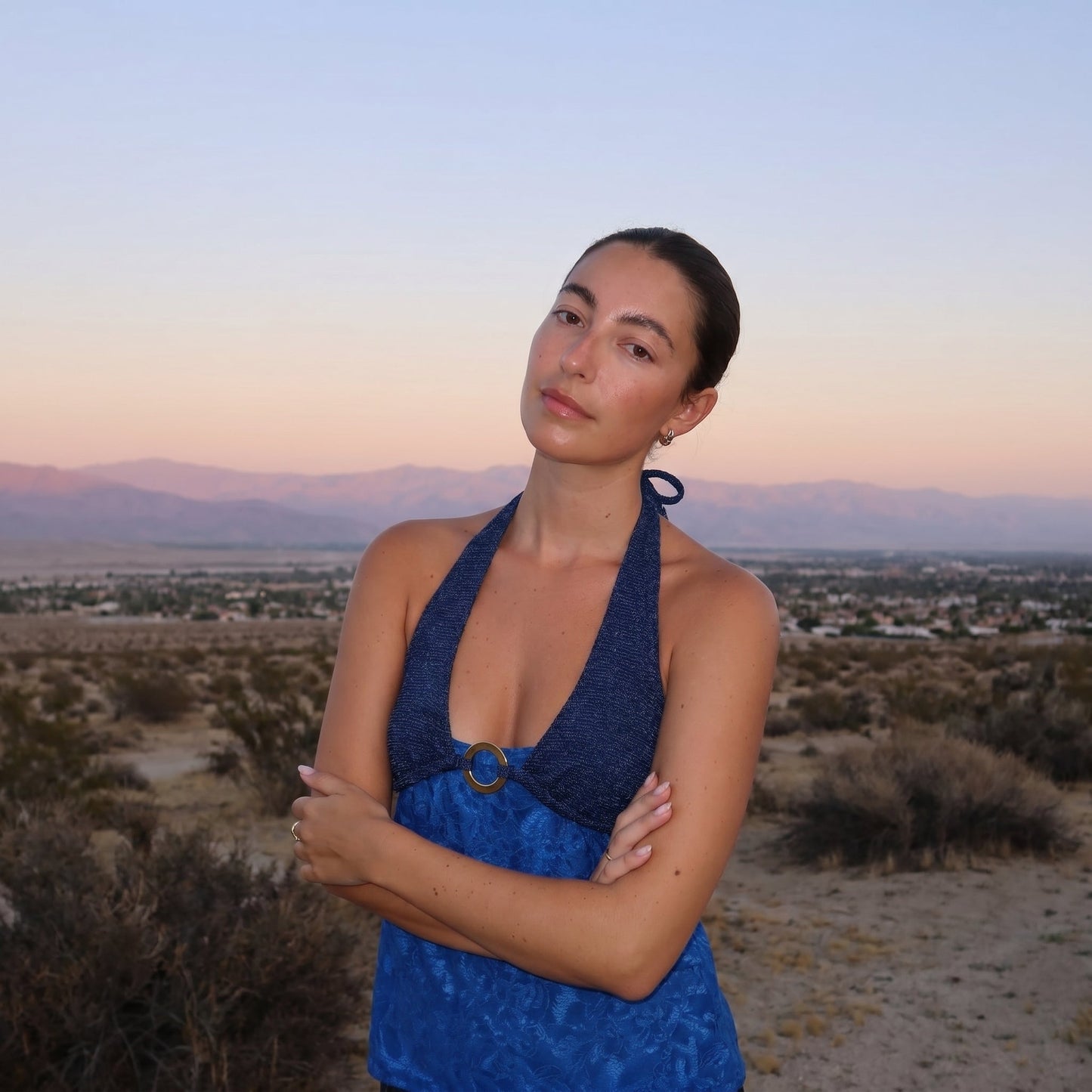 Unknown Unknown Top Camisole Blue - influencer