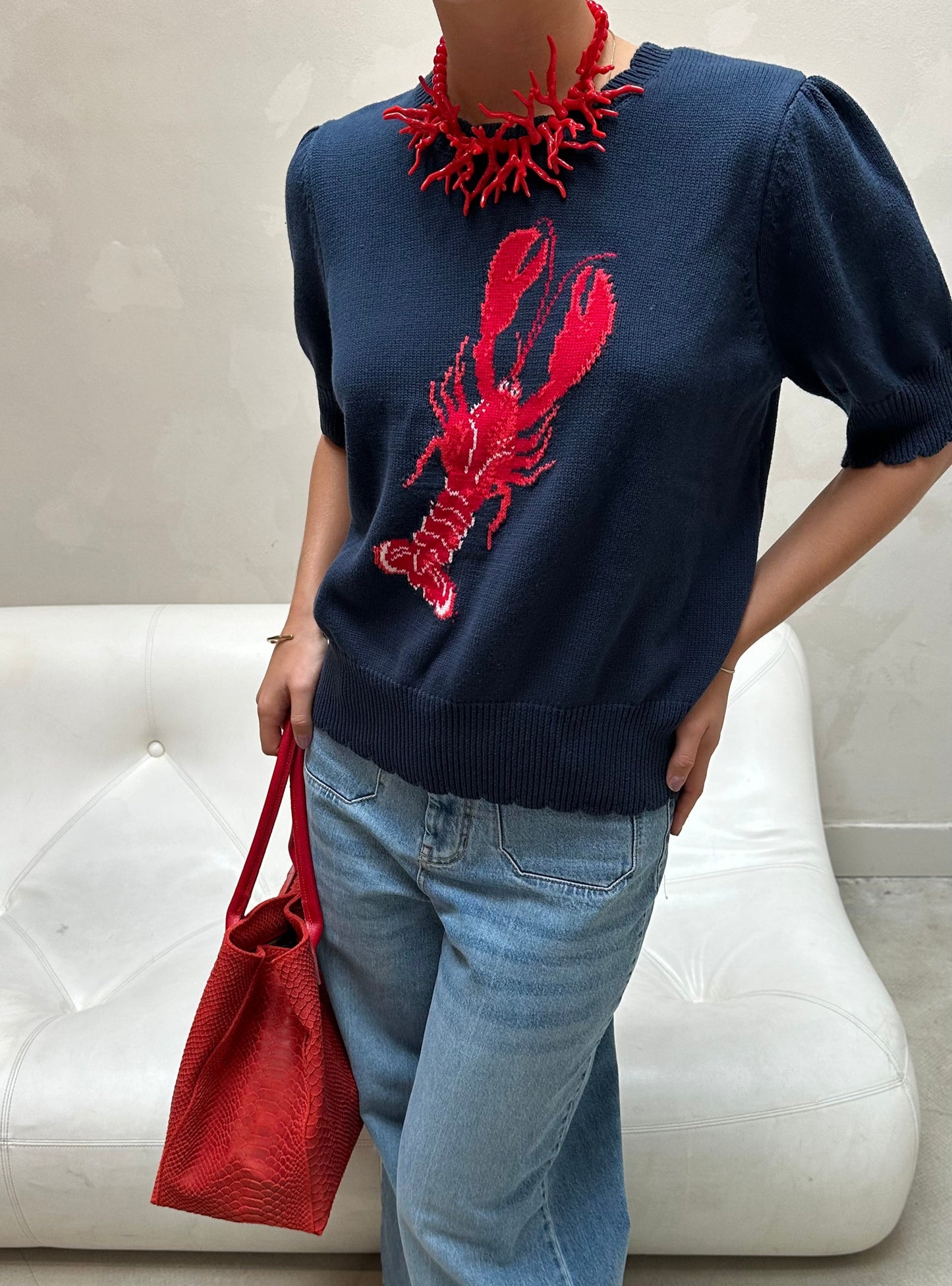 Joanie Lobster knit - T shirt