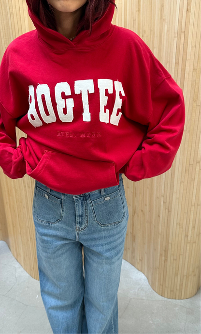 Bo & tee red - hoodie
