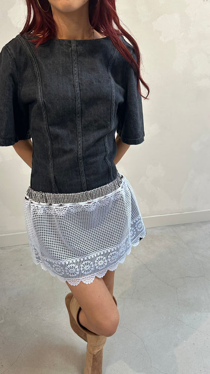 The Elise lace skirt - upcycled by ume