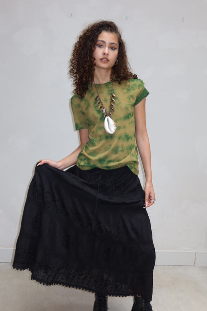 Curated by ume - Long Black Skirt