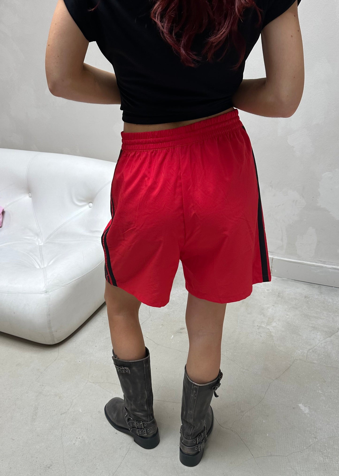 Adidas red - short