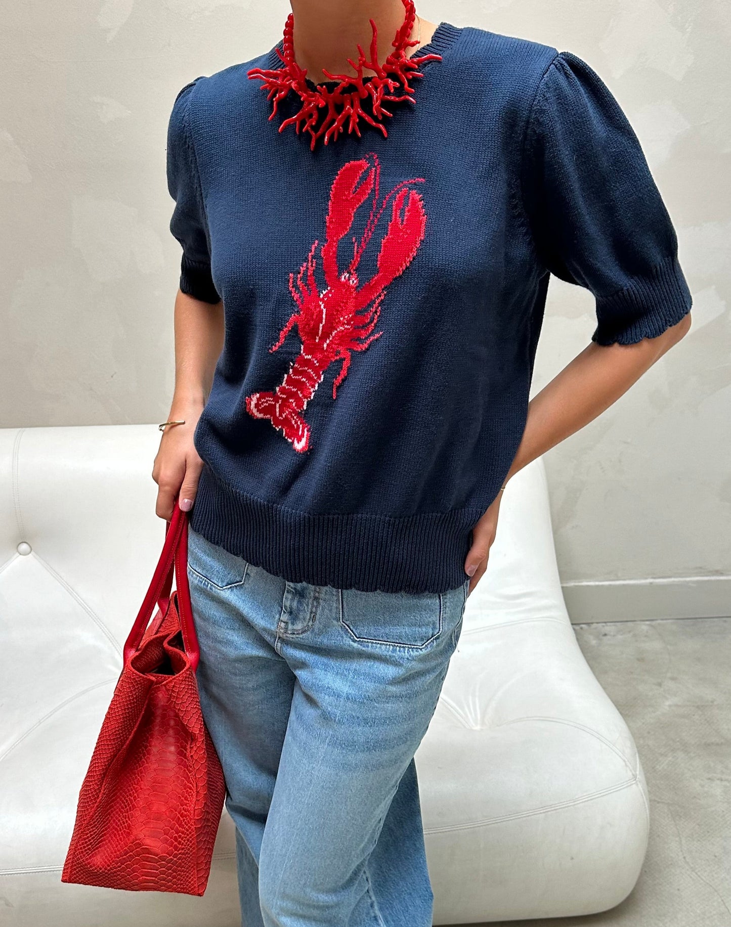 Joanie Lobster knit - T shirt