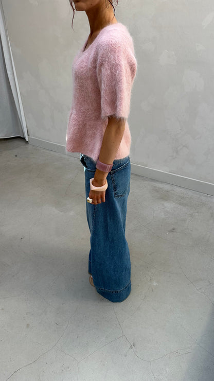 Munthe pink wool - sweater t-shirt