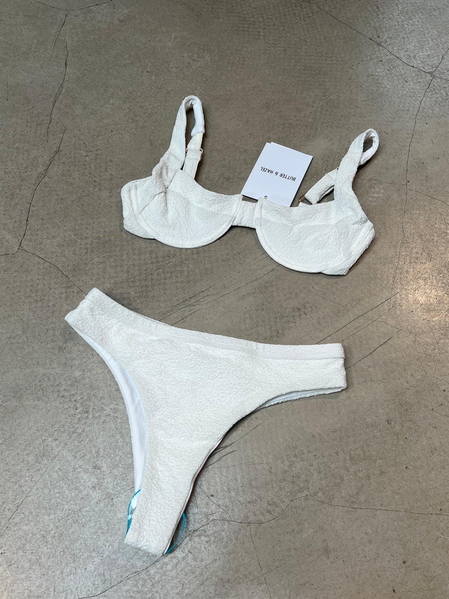 Butter & Hazel - Classic White Bikini Set