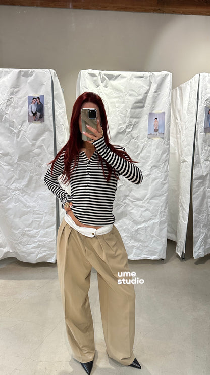 Munthe Stripped Longsleeve - UME STUDIO