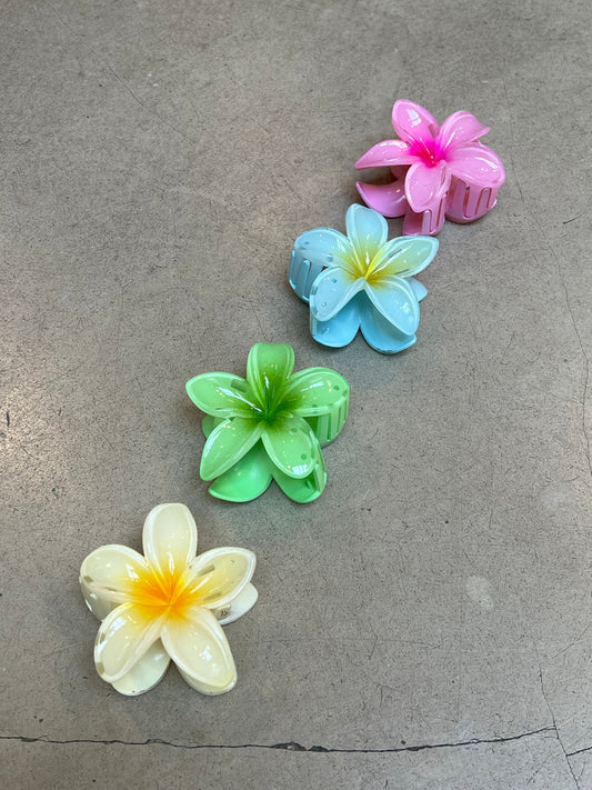 Tropical Flower Hairclips