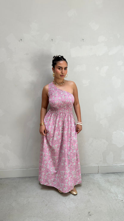 The new society flower one shoulder  - Dress