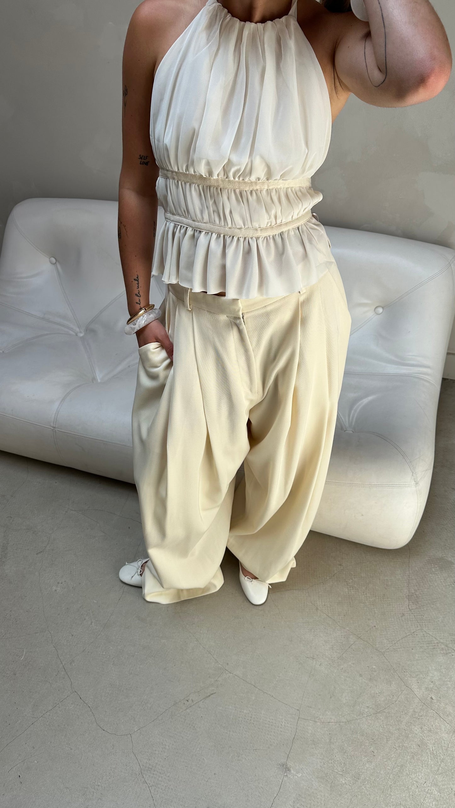 RAEY butter yellow - Trousers