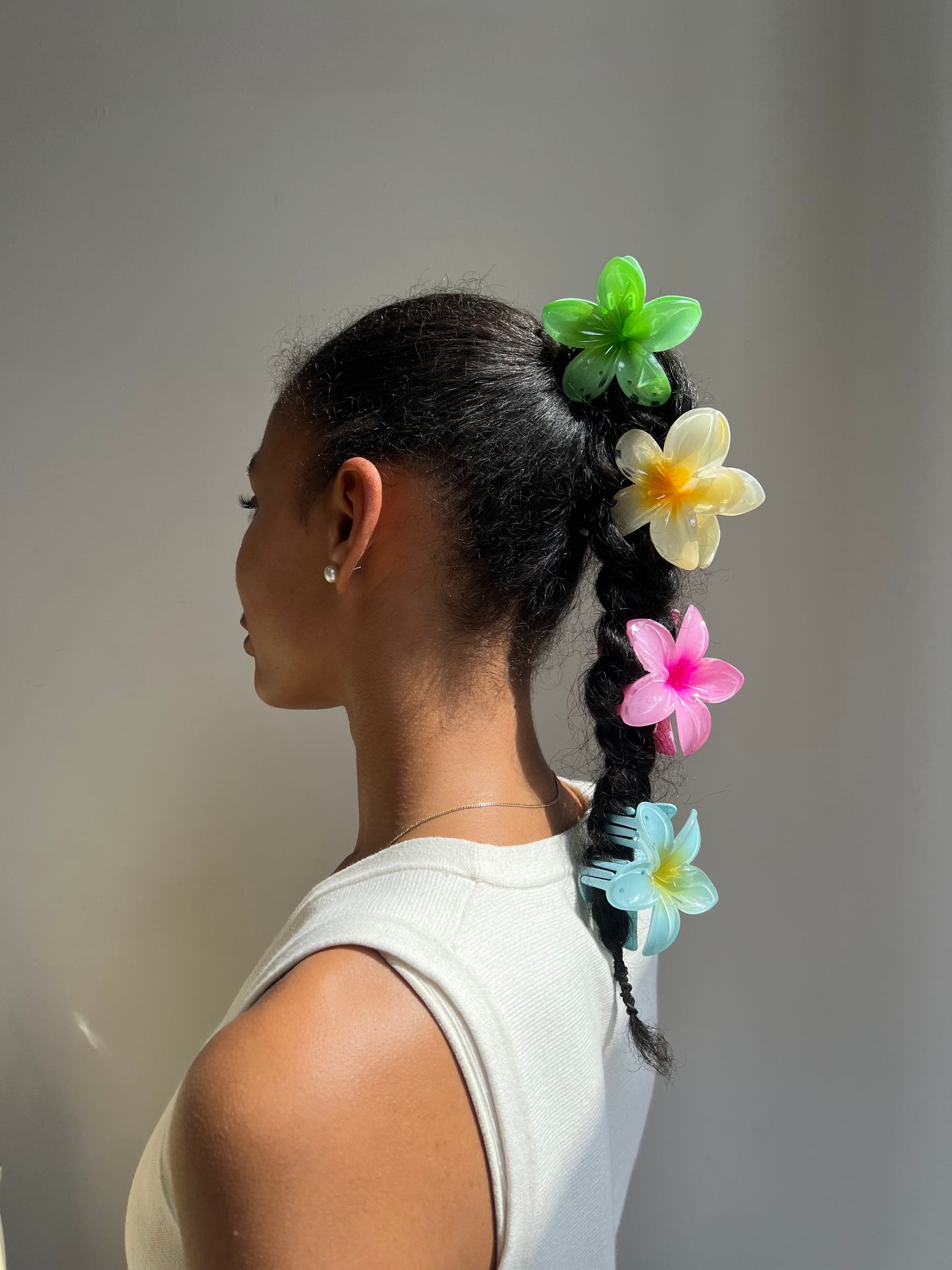 Tropical Flower Hairclips