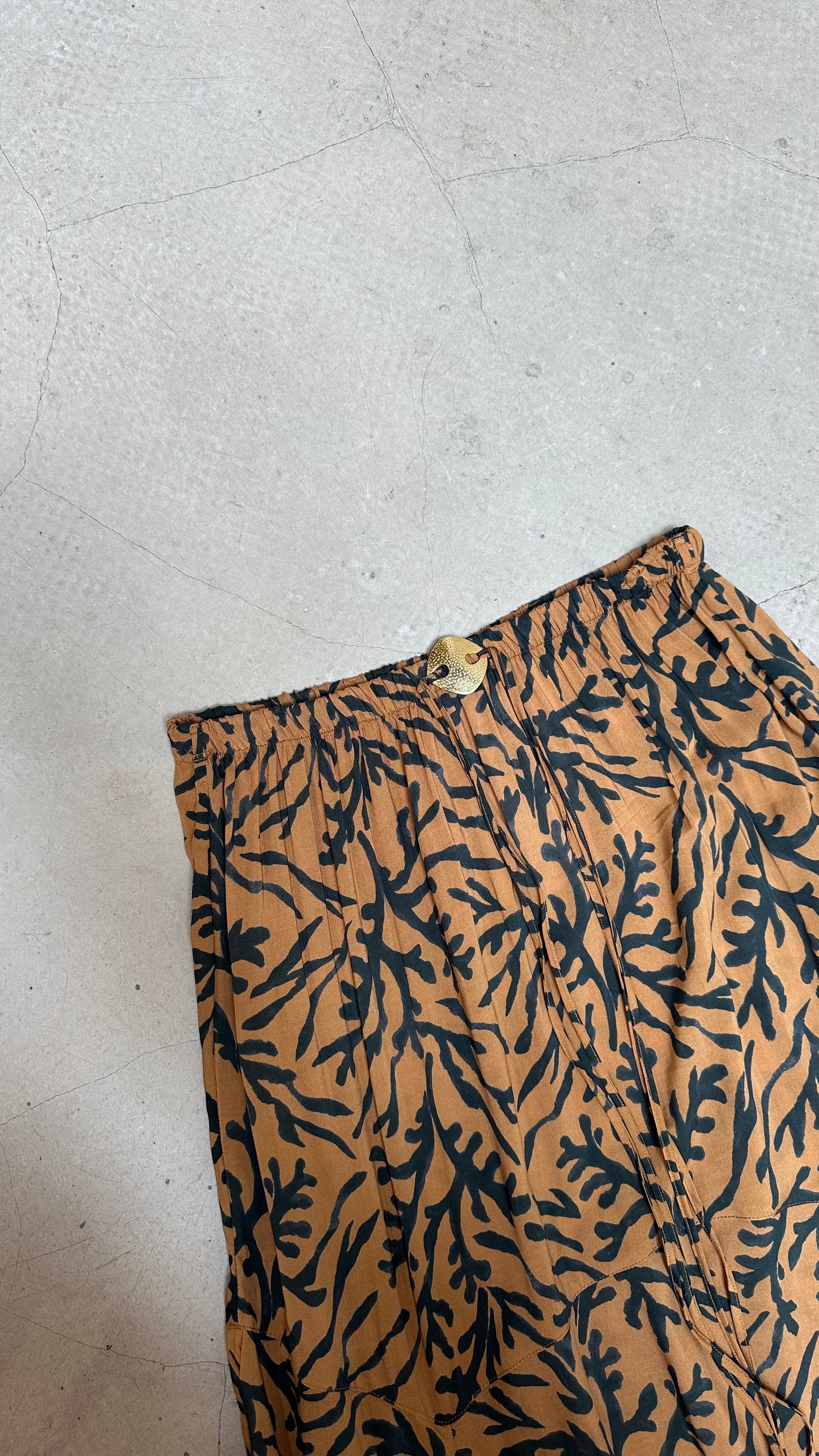 Osale Brown flared maxi - Skirt