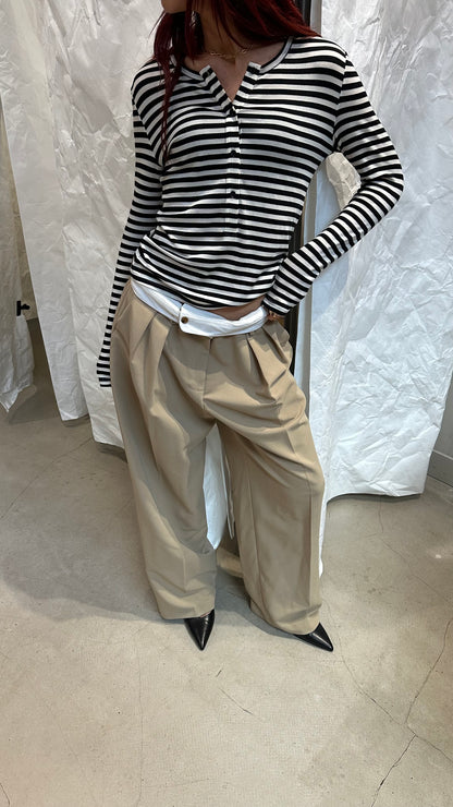 Munthe Stripped Longsleeve - UME STUDIO