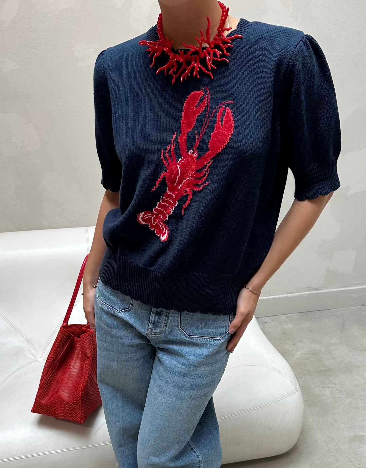 Joanie Lobster knit - T shirt