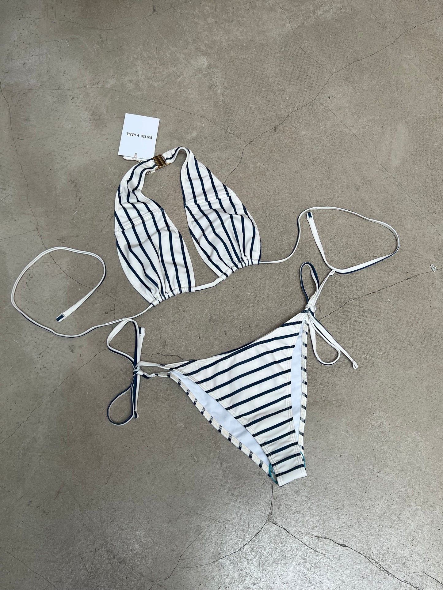 Butter & Hazel - Striped Bikini Set