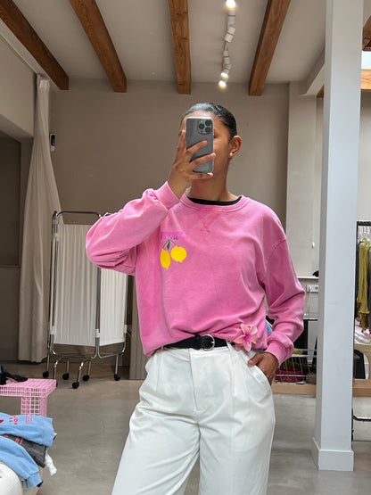 Curated by ume - Pink Citron Sweater 🍋