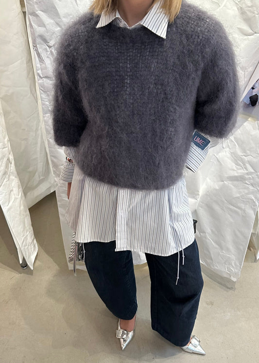 Knitted Sweater Grey - Curated by UME - UME STUDIO