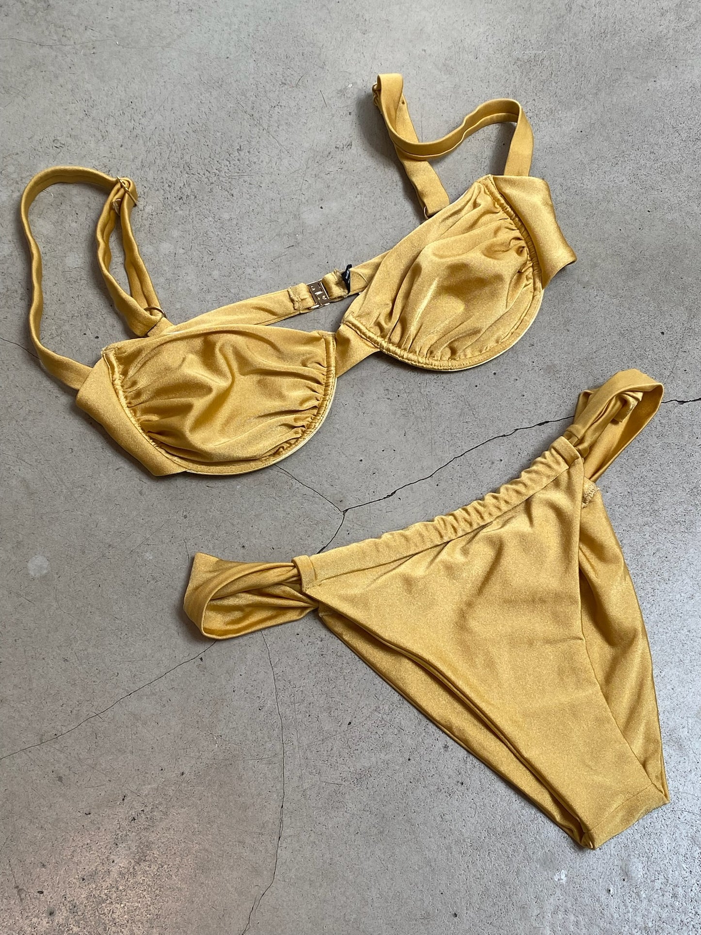 Butter & Hazel - Soft Gold Bikini Set