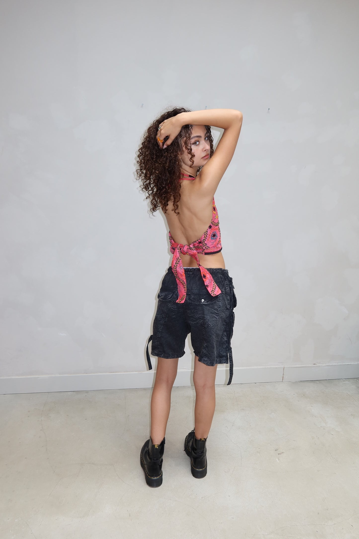 Curated by ume - Goa Top Coral Red